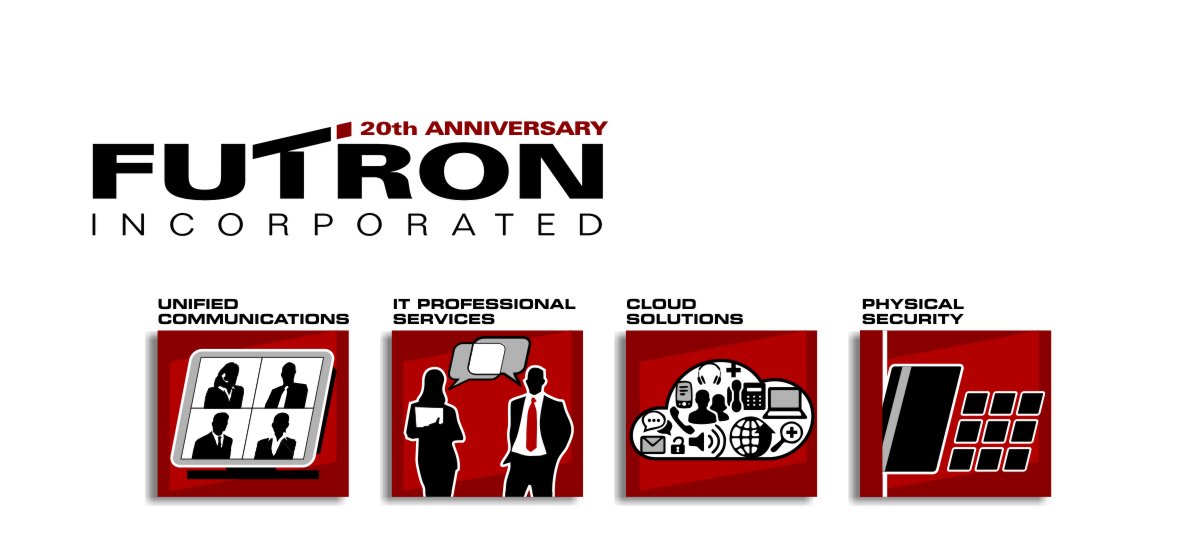 Futron Incorporated is a government contractor provider and vendor with IT, networking, cloud computing and security systems capabilities with twenty years of service and experience in 24 countries around the world. Without changing the  existing wine red, black and white logo, and in consideration of an overexposure of industry standard blue logos and info graphics, the intent for the development and refinement of this new graphic system, vocabulary and color palette for Futron is based on a subtle combination of three neutral colors: light tan, warm khaki gray and a golden sand color to compliment and enhance the exiting logo as well as the typical blue colors of co-branding vendor logos and info graphics. This solution creates a hierarchy with the Futron logo visually standing out at the top, supported by blue info graphics and then organized with subtle background colors and rectilinear layout geometry. This also allows the Futron brand to stand out in context of trade show competition and amidst piles of collateral that accumulate for government contract managers.    